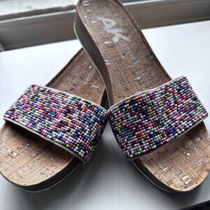 Women's Anne Klein Beaded Slides